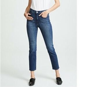 3x1 NYC Mid Rise Straight Leg Button Fly Jeans in Dark Wash. Size 29.